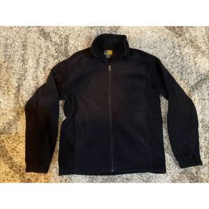 Bass Pro Shops Fleece Jacket‎ Women's Black Size Small